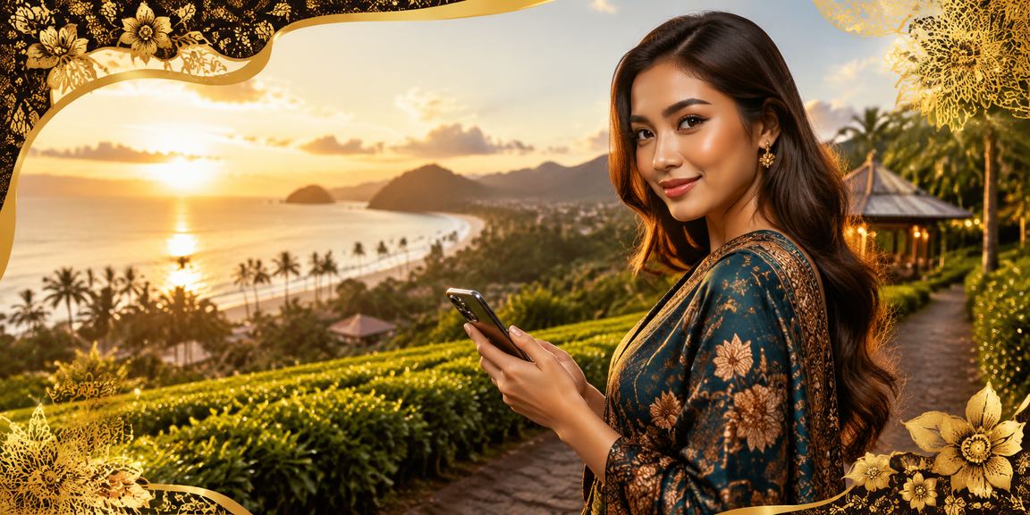 Suasana deposit dan bonus roulette miototo di Langkawi dengan motif batik tempatan